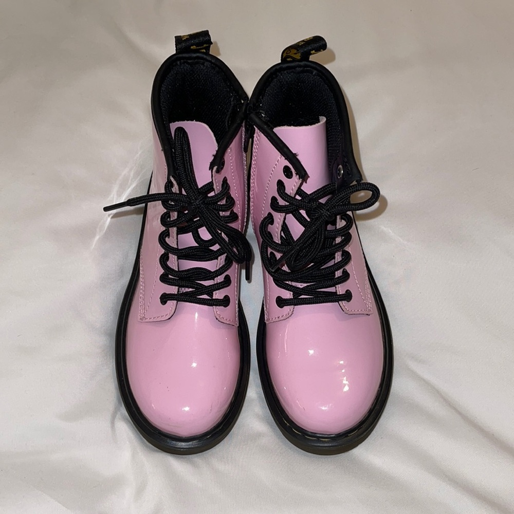Girls Dr. Martins pink size 1